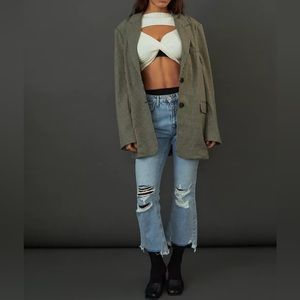 BDG urban outfitters high waisted cropped flare jean